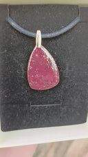 éclat turquoise bordeaux (pendentif seul)