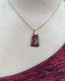 vestige turquoise bordeaux (pendentif seul)
