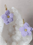paire de grande fleurs lila