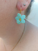 paire de petite fleur bleu