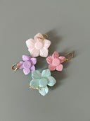 pendentif grande fleur lila
