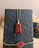 vestige turquoise bordeaux (pendentif seul)