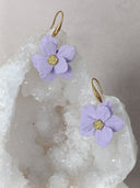 paire de petite fleurs lila