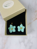 paire de petite fleur bleu