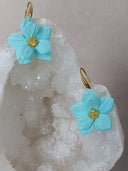 paire de petite fleur bleu