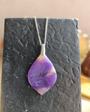 Leaf améthyste (pendentif seul)