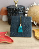 vestige turquoise bleu (pendentif seul)