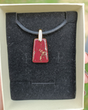 vestige turquoise bordeaux (pendentif seul)